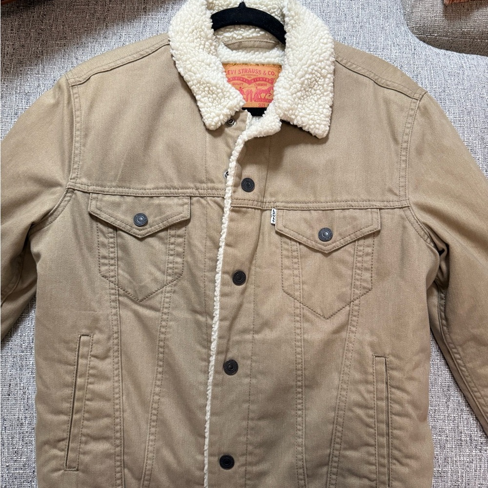 Levi's Premium Corduroy Sherpa Trucker Jacket